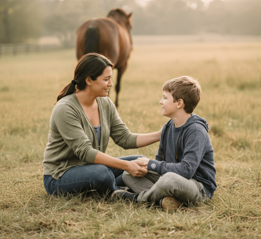 Community Aide Support - children outdoors
